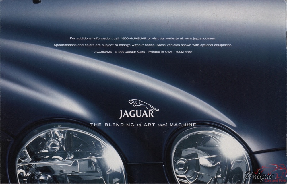 1999 Jaguar Model Lineup Brochure Page 16